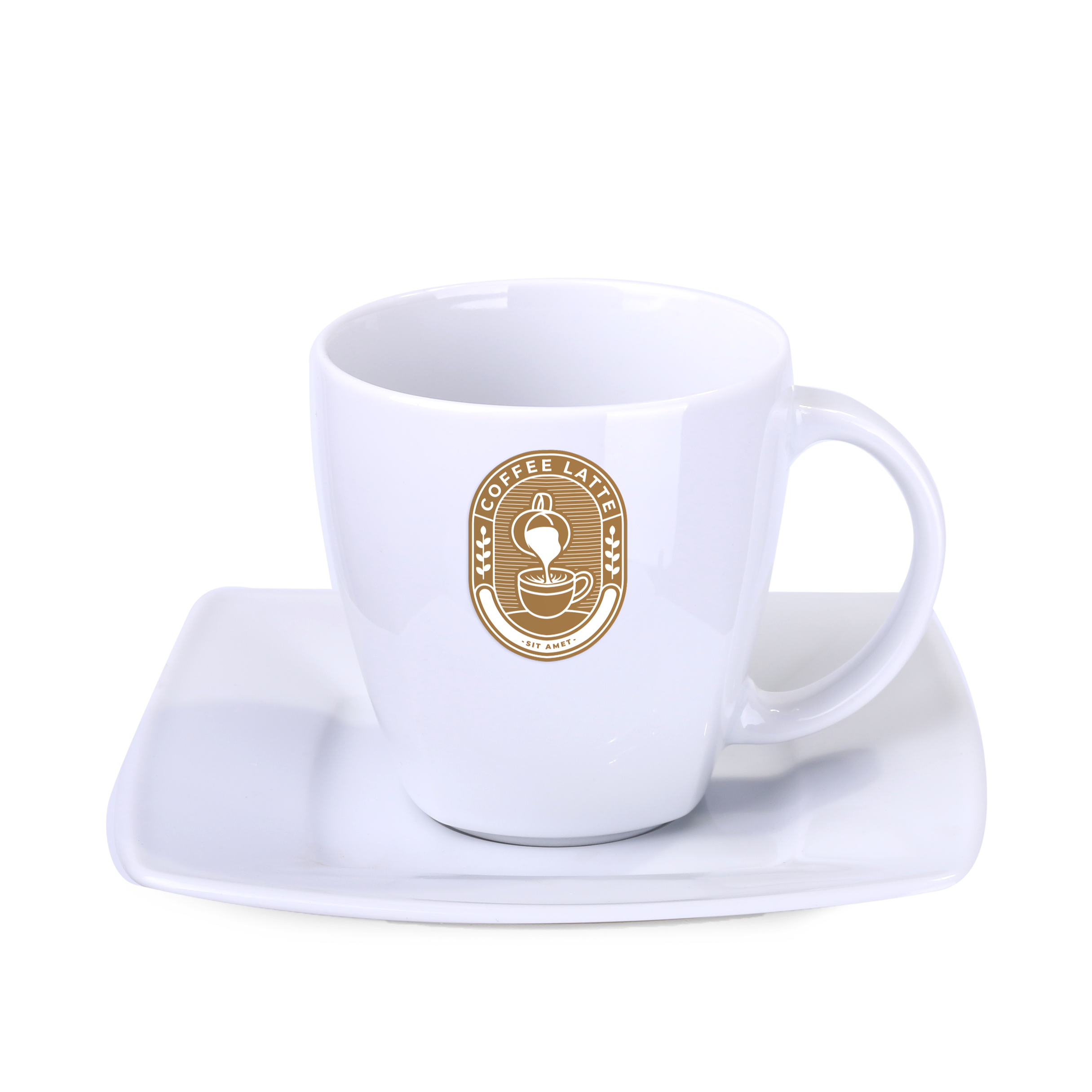 Manhattan Lunch Set 280ml biały/biały