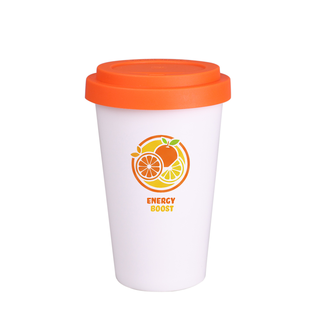 Freedom Classic 280ml biały/pomarańczowy