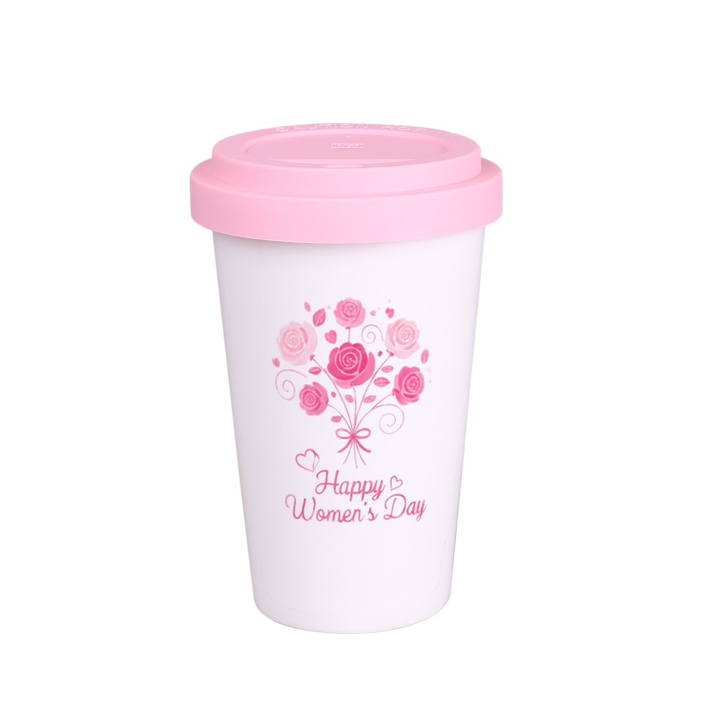 Freedom Classic 280ml biały/różowy