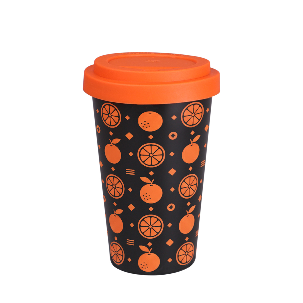 Freedom Classic 280ml satin black/pomarańczowy