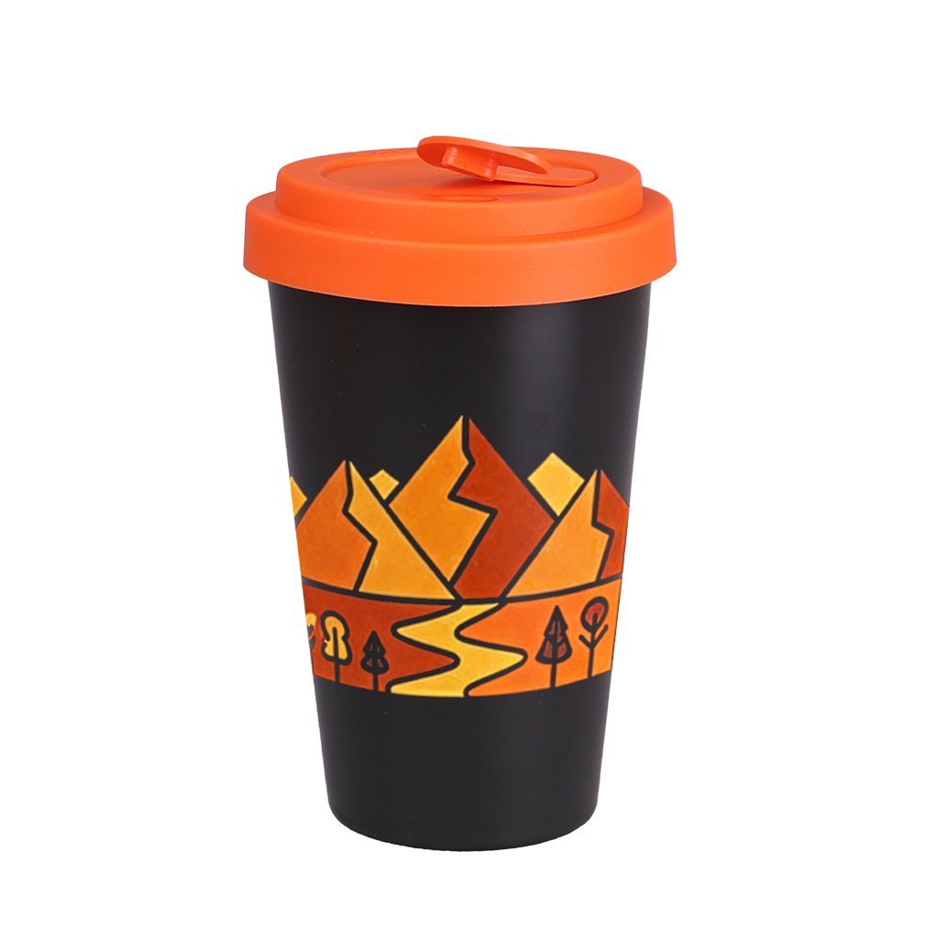 Freedom Lock 280ml satin black/pomarańczowy