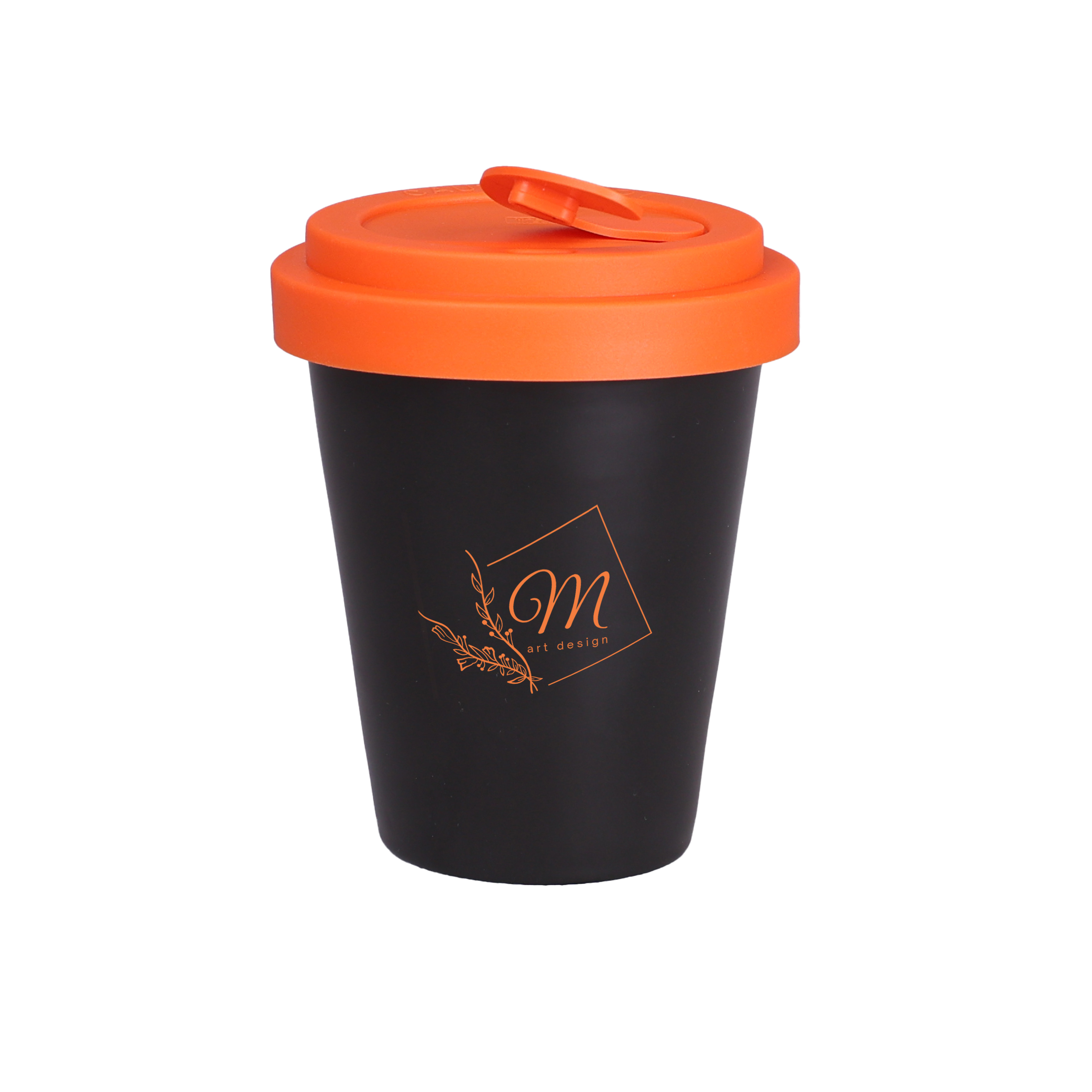 Freedom Small Lock 200ml satin black/pomarańczowy