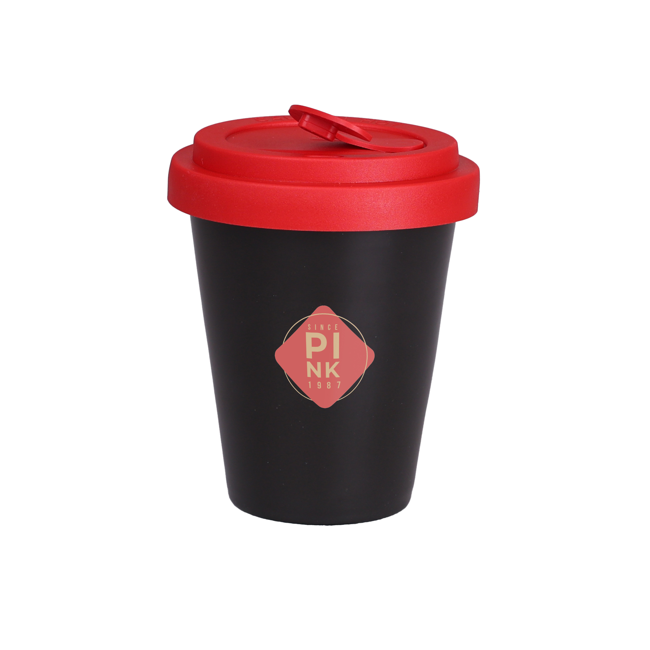 Freedom Small Lock 200ml satin black/czerwony