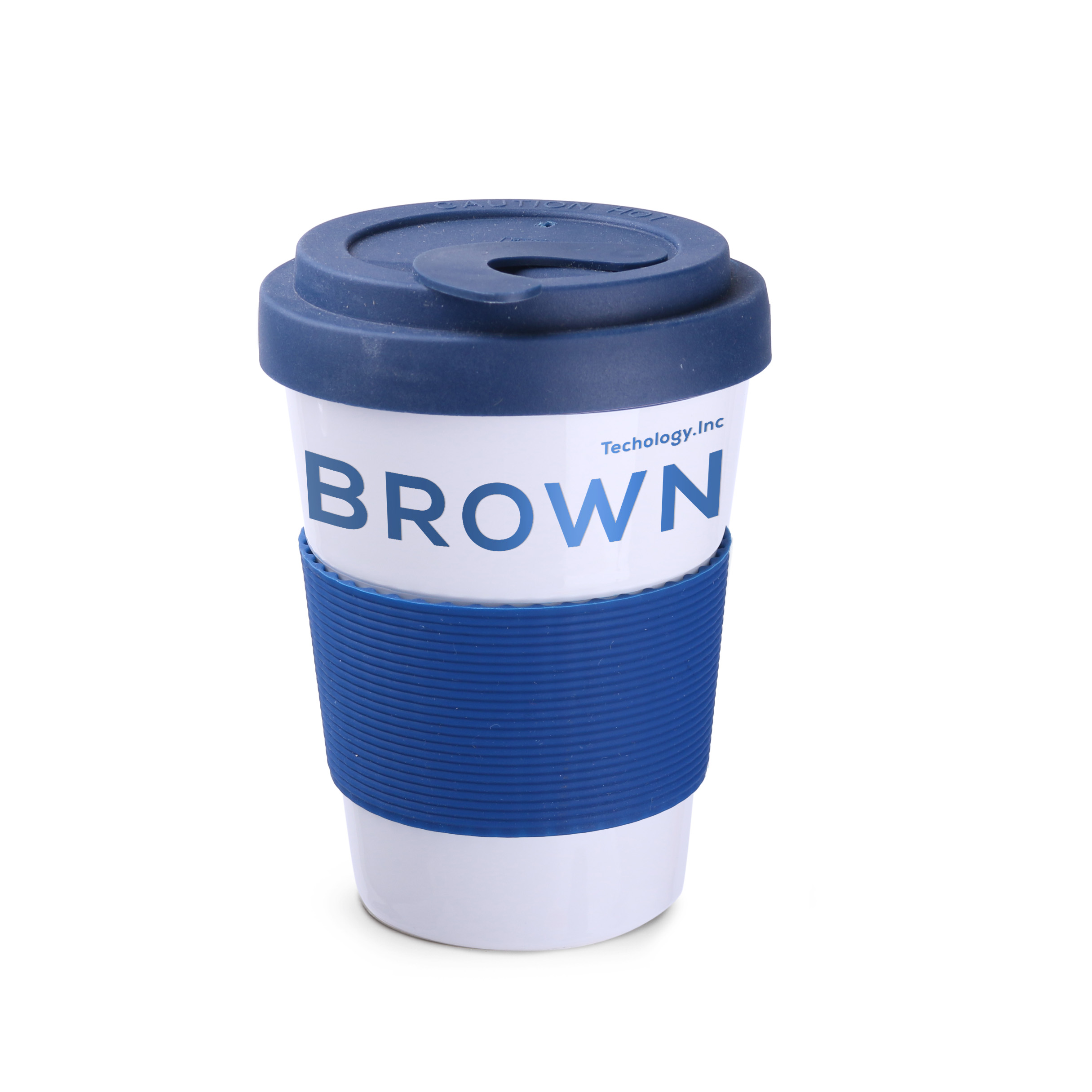 Coffee Trip 350ml biały/granatowy